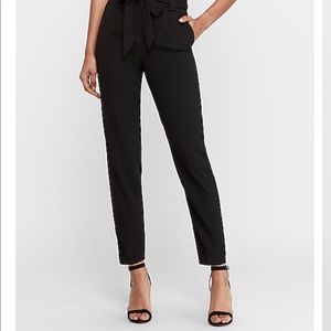 NEVER WORN EXPRESS HIGH WAISTED TIE PANT